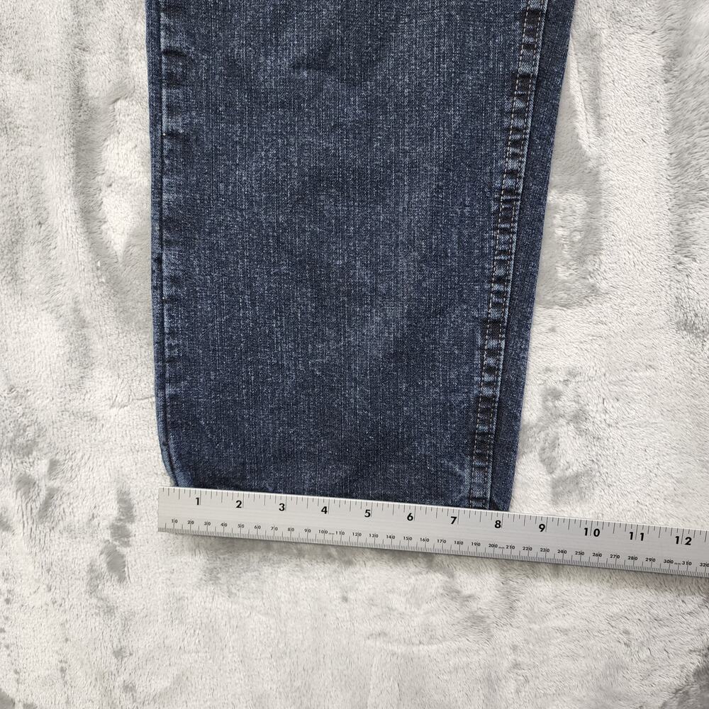 Vintage Lee Jeans Womens 10P PETITE Blue Dark Wash High Rise Tapered Mom‎ Casual - Picture 11 of 12